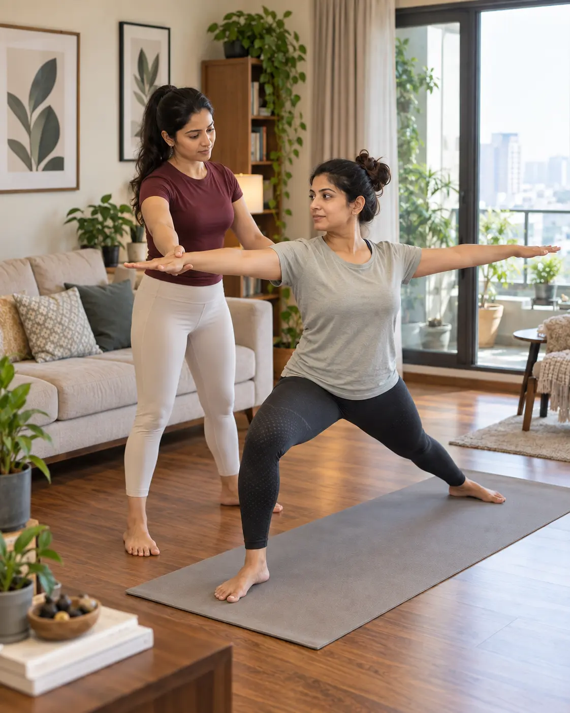 Personal yoga trainer at home in Delhi NCR